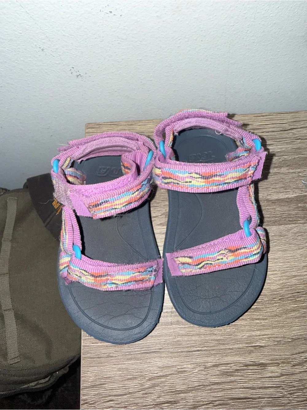 Teva Kids Pink Multicolor Strap Sandals